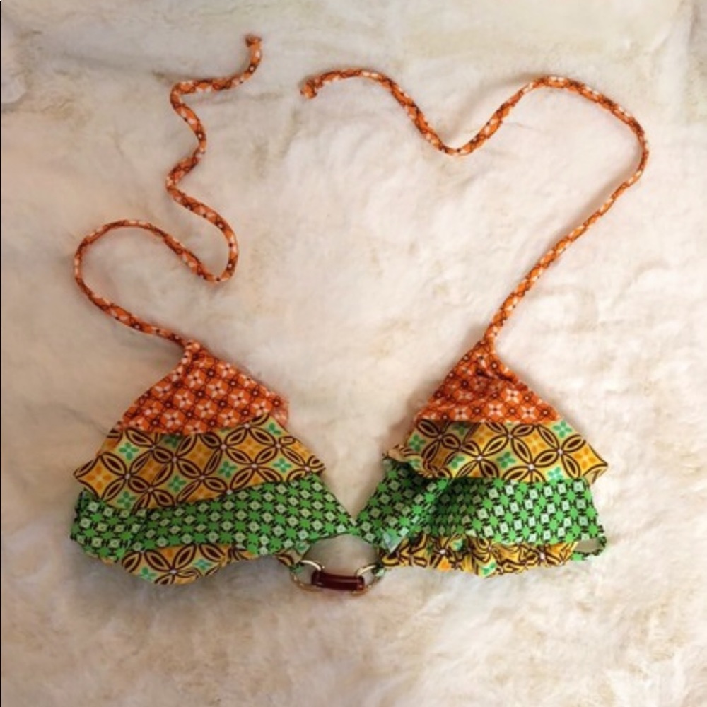 Patterned Bikini Top